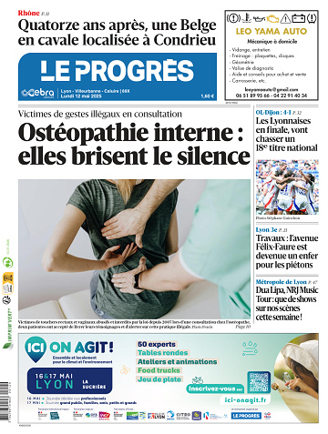 Le progrès Lyon - 12 Mai 2025
