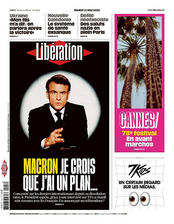 Libération du Mardi 13 Mai 2025