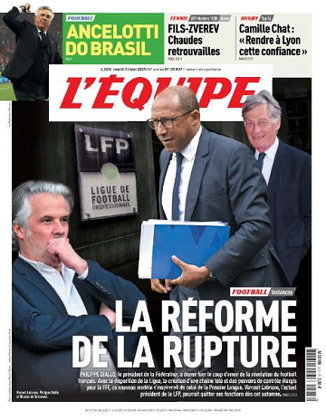 L’equipe du Mardi 13 Mai 2025