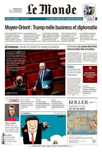 Le Monde du Mercredi 14 Mai 2025