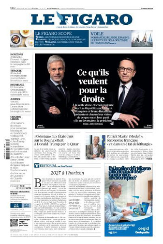 Le Figaro du Vendredi 16 Mai 2025
