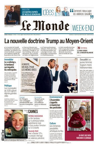 Le Monde du Samedi 17 Mai 2025