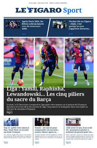 Le Figaro Sport - 16 Mai 2025