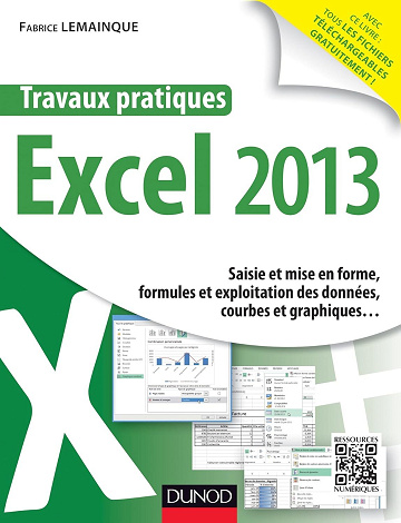 Fabrice Lemainque - Travaux pratiques avec Excel 2013: Saisie et mise en forme, formules et exploitation des données, courbes et graphiques