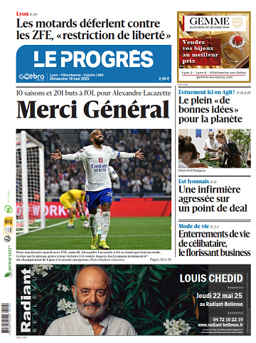 Le progrès Lyon - 18 Mai 2025