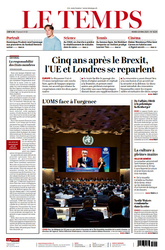 Le Temps - 20 Mai 2025