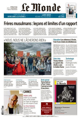 Le Monde du Vendredi 23 Mai 2025