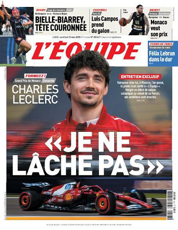 L’equipe du Vendredi 23 Mai 2025