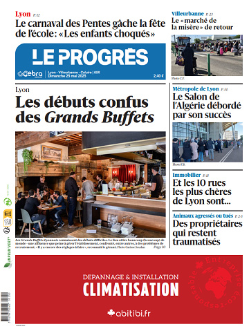 Le progrès Lyon - 25 Mai 2025