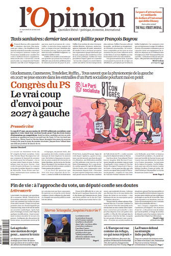 L’Opinion - 26 Mai 2025