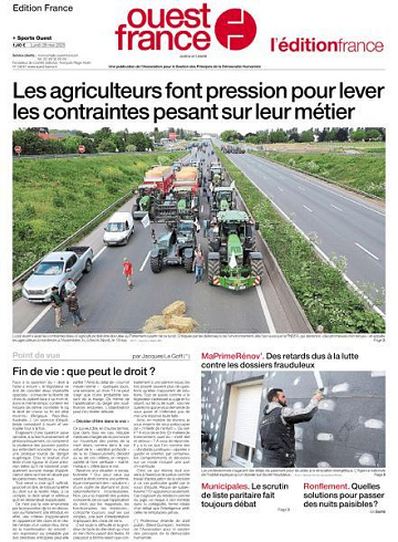 Ouest-France Édition France - 26 Mai 2025