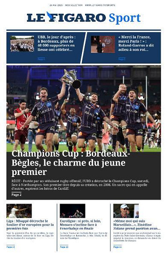 Le Figaro Sport - 26 Mai 2025