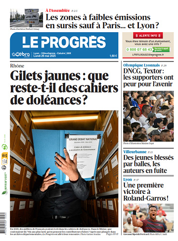 Le progrès Lyon - 26 Mai 2025