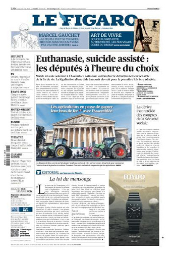 Le Figaro du Mardi 27 Mai 2025
