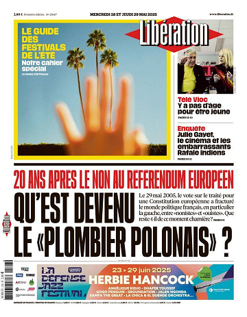 Libération du Mercredi 28 et Jeudi 29 Mai 2025