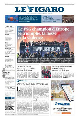 Le Figaro du Lundi 2 Juin 2025