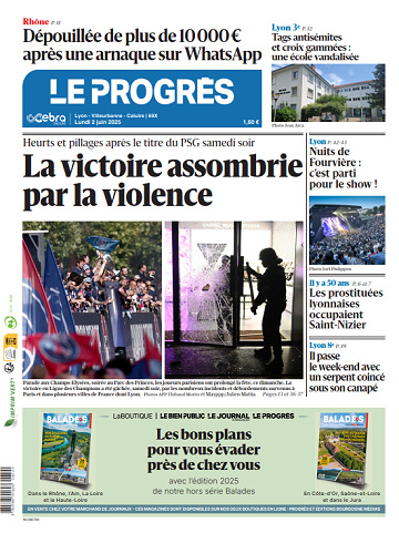 Le progrès Lyon - 2 Juin 2025