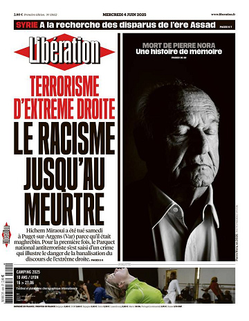 Libération du Mercredi 4 Juin 2025