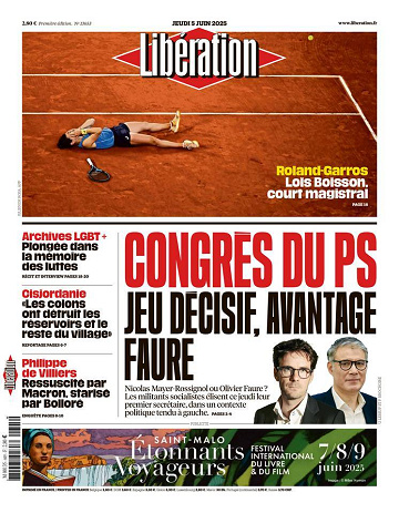 Libération du Jeudi 5 Juin 2025