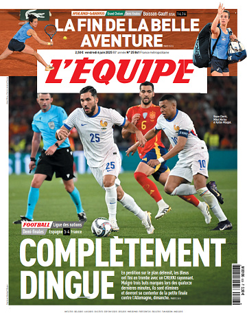 L’equipe du Vendredi 6 Juin 2025