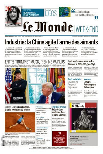 Le Monde du Samedi 7 Juin 2025