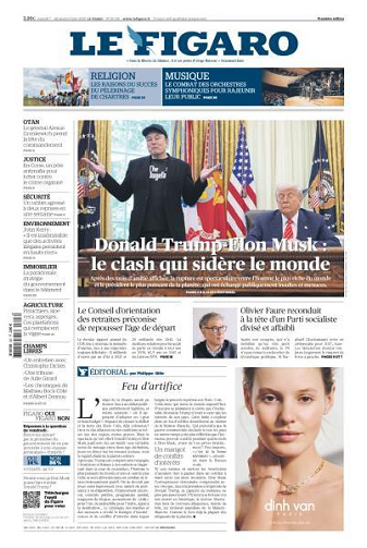 Le Figaro du Samedi 7 et Dimanche 8 Juin 2025