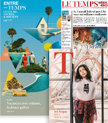 Le Temps + 2 Magazines - 7 Juin 2025