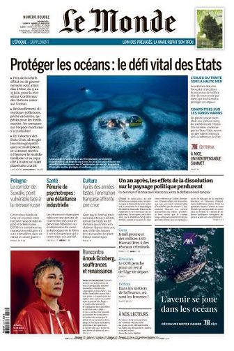 Le Monde du Dimanche 8 et Mardi 10 Juin 2025