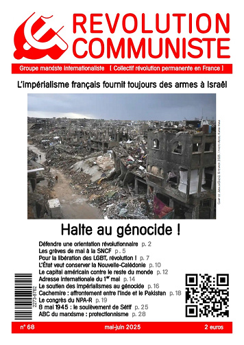 Révolution Communiste - N°68 mai-juin 2025