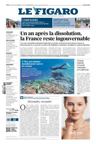 Le Figaro du Lundi 9 Juin 2025