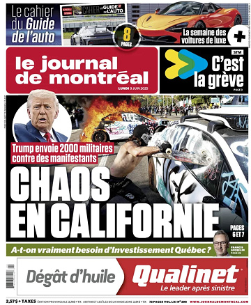 Le Journal de Montréal - 9 Juin 2025