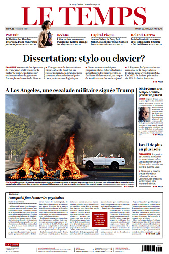 Le Temps - 10 Juin 2025