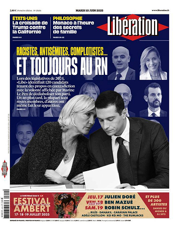 Libération du Mardi 10 Juin 2025