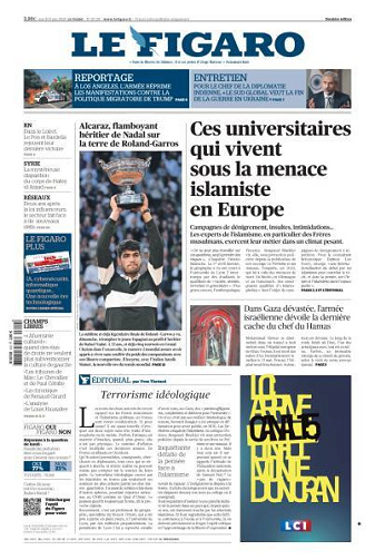 Le Figaro du Mardi 10 Juin 2025