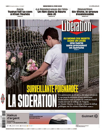 Libération du Mercredi 11 Juin 2025