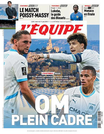 L’equipe du Mercredi 11 Juin 2025