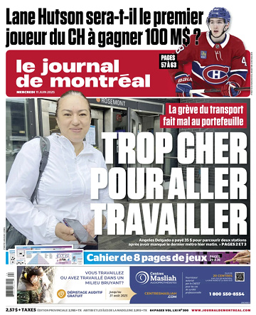Le Journal de Montréal - 11 Juin 2025