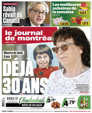 Le Journal de Montréal - 12 Juin 2025