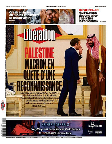 Libération du Vendredi 13 Juin 2025