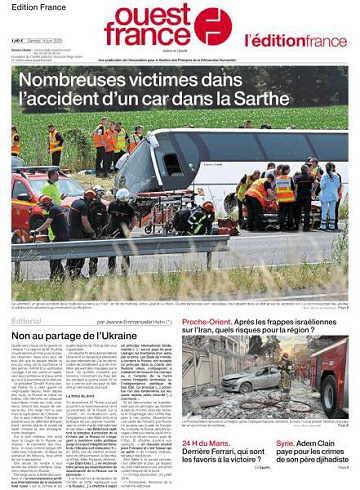 Ouest-France Édition France - 14 Juin 2025