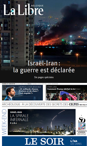 Le Soir + La Libre - 14-15 Juin 2025