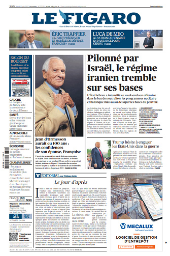 Le Figaro du Lundi 16 Juin 2025