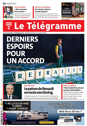 Le Télégramme-Pontivy - 16 Juin 2025
