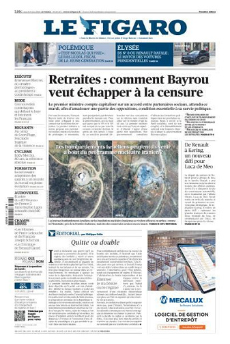 Le Figaro du Mardi 17 Juin 2025