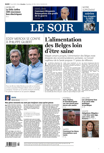 Quotidien Le soir Editions Bruxelles - Wallonie Du Mardi 17 Juin 2025