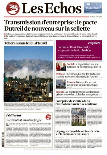 Les Echos - 19 Juin 2025