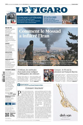 Le Figaro du Jeudi 19 Juin 2025