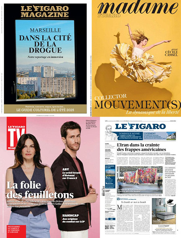 Pack Le Figaro et ses 3 suppléments - Vendredi 20 Juin 2025