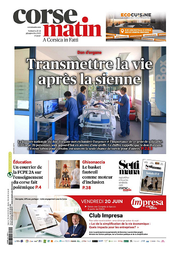 Corse Matin - 20 Juin 2025