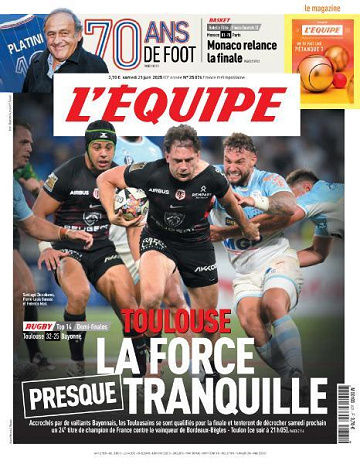 L’equipe du Samedi 21 Juin 2025